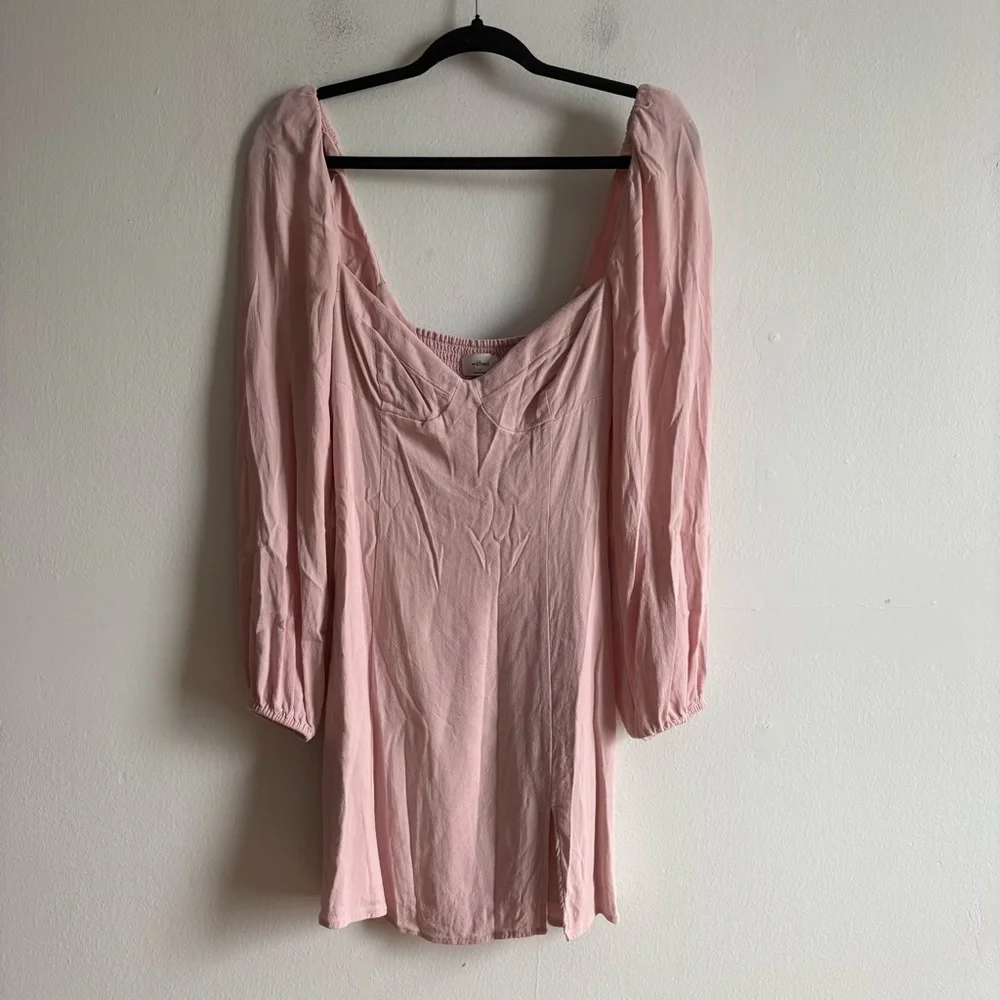 Aritzia Wilfred Sz 4 Novella Light Pink Feminine Romantic Dress - Picture 2 of 10